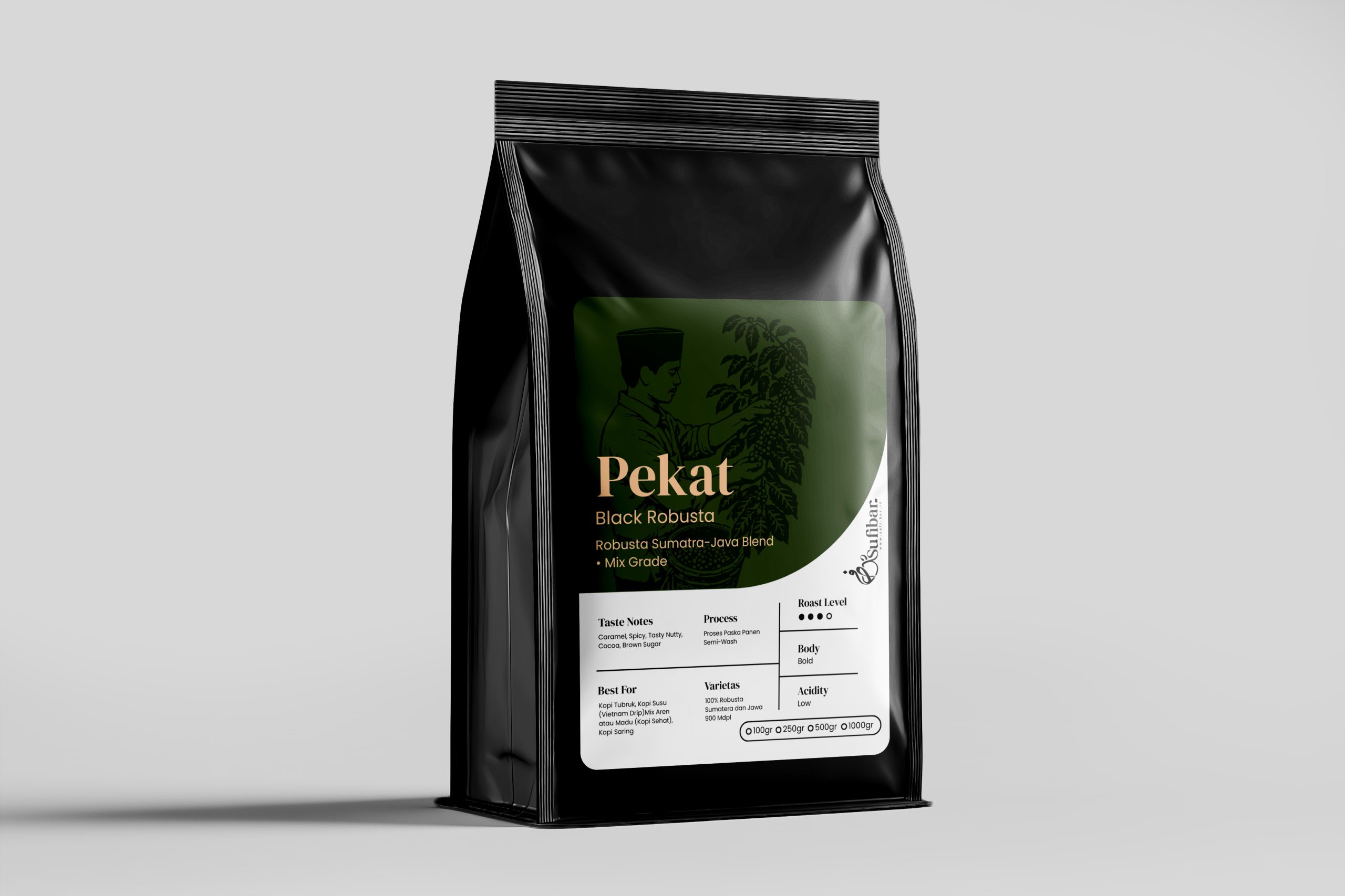 Pekat - Origin Blend Tubruk - Robusta Sumatra_Java Blend • Mix Grade
